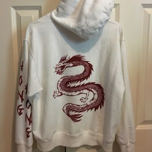 Brandy Melville White Hoodie